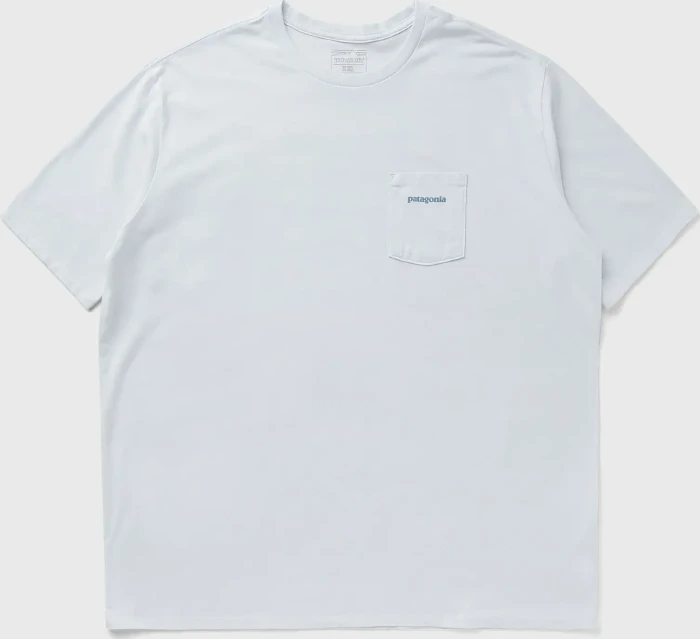 Patagonia Boardshort Logo Pocket Responsibili-Tee T-Shirt kurzarm weiß (Herren)