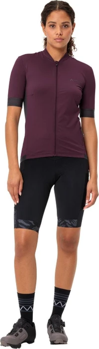 Vaude Kuro FZ II Trikot kurzarm cassis (Damen)