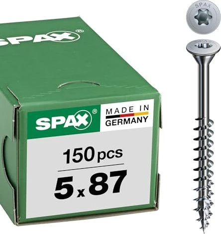 Spax WIROX A9J 4CUT T-STAR plus T20 Holzbauschraube, 5x87mm, 150 Stück
