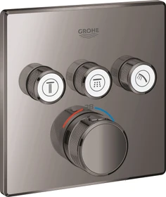 Grohe Grohtherm SmartControl Thermostat mit 3 Ventilen hard graphite