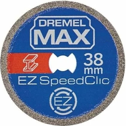 Dremel Trennscheibe SC456DM Max Premium | Metall-Trennscheibe 38,1x1mm | CBN-beschichtet | EZ SpeedClic
