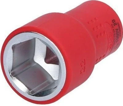 KS Tools Außensechskant Steckschlüssel isoliert 1/2", 22mm