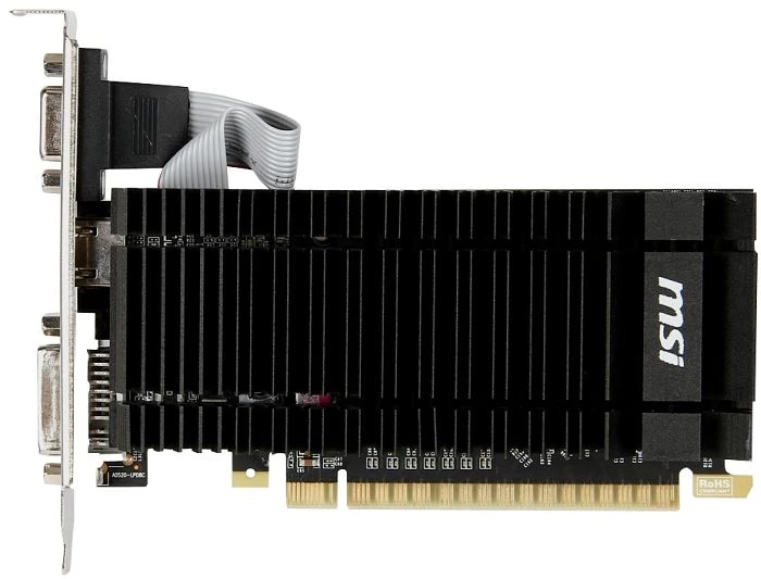 MSI GeForce GT 610 (500MHz), N610-1GD3H/LPV1, 1GB DDR3, VGA, DVI, HDMI