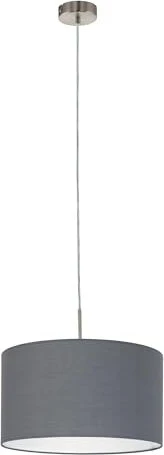 Eglo Pasteri 38cm Pendelleuchte/Schirmleuchte grau