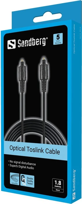 Sandberg Toslink Kabel 1.8m
