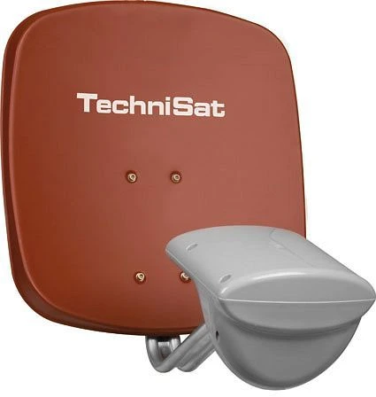 TechniSat Multytenne Twin, rot (mit Empfangssystem, Zwei-Teilnehmer)