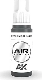 AK-Interactive 3rd Gen Acrylic Colors Air Series amt-12 dark grey, 17ml