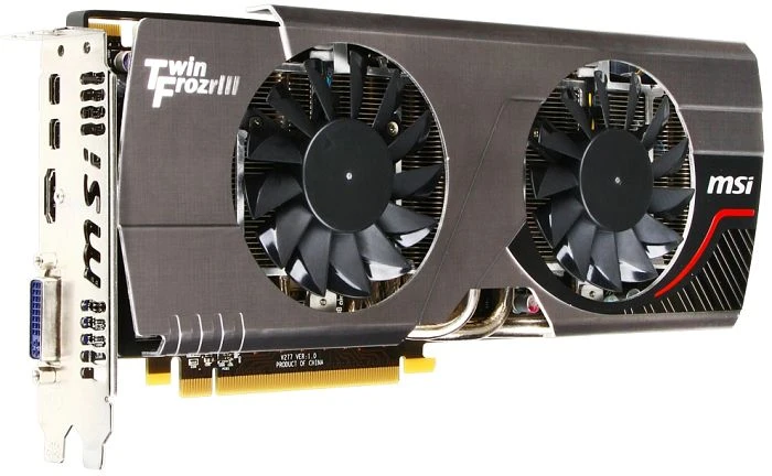 MSI Radeon HD 7970, R7970 Twin Frozr 3GD5/OC BE, 3GB GDDR5, DVI, HDMI, 2x mDP