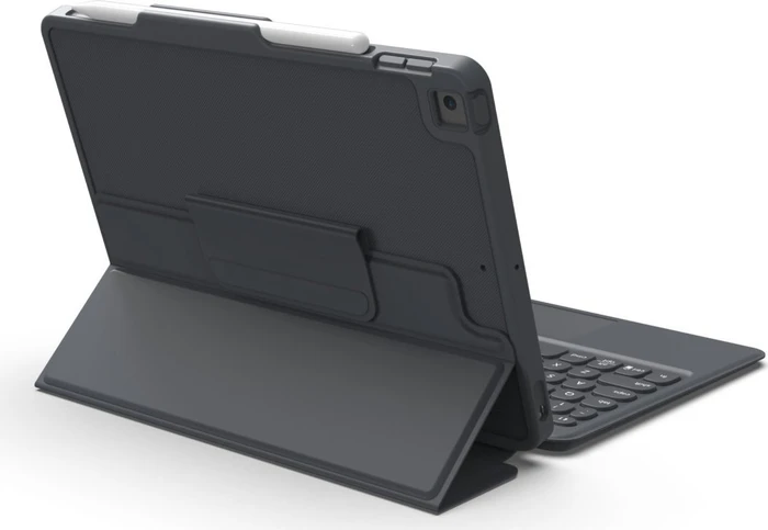 ZAGG Pro Keys mit Trackpad für iPad 7/iPad 8/iPad 9, schwarz/grau, DE