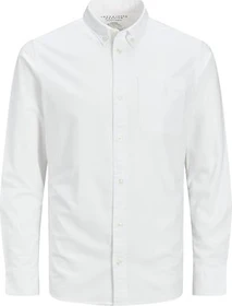 Jack & Jones Slim Fit Hemd langarm weiß (Herren)