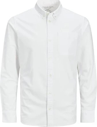 Jack & Jones Slim Fit Hemd langarm weiß (Herren)