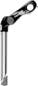 Ergotec Kobra Vario Tube 25.4mm/1" Vorbau 90mm schwarz sandgestrahlt/silber