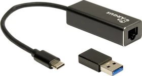 Inter-Tech Argus IT-732 LAN-Adapter, RJ-45, USB-C 3.0 [Stecker] (88885593)