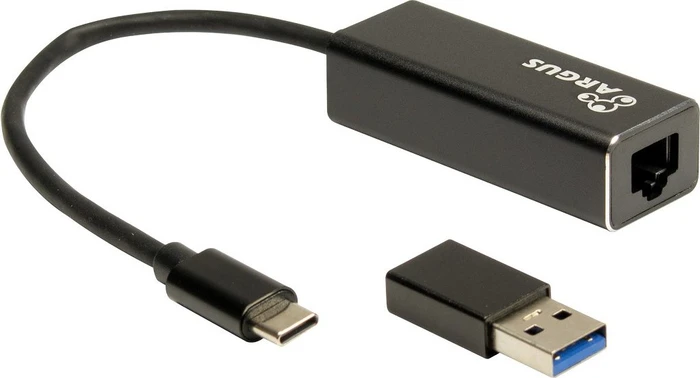 INTER-TECH Argus IT-732 LAN-Adapter, RJ-45, USB-C 3.0 [Stecker] Image