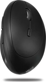 Adesso iMouse V10 Wireless Vertical Ergonomic Mini Mouse schwarz, USB