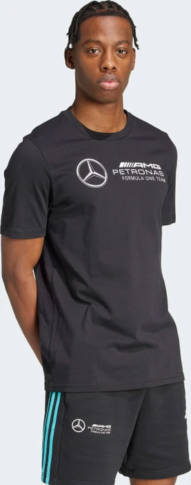 adidas Mercedes AMG Petronas Formula One Team DNA Graphic T-Shirt kurzarm schwarz/weiß (Herren)