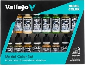 Vallejo Model Color WWII Allied Colors Farbset, 16-tlg.