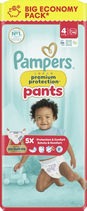 Pampers Premium Protection Pants Gr.4 Einwegwindel, 9-15kg
