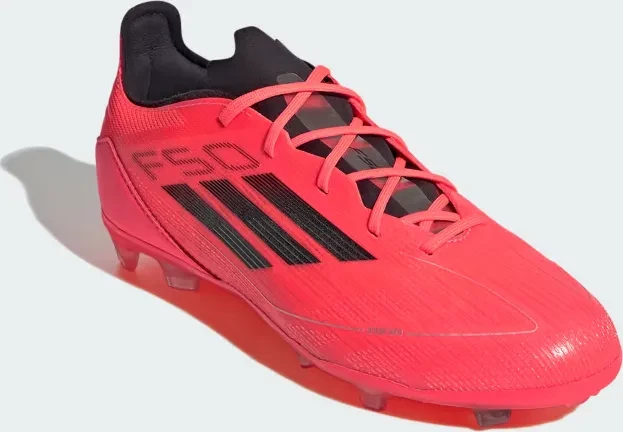 adidas F50 Pro FG turbo/aurora black/platinum metallic (Junior)