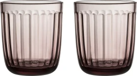 Iittala Raami Trinkglas 260ml violett, 2 Stück