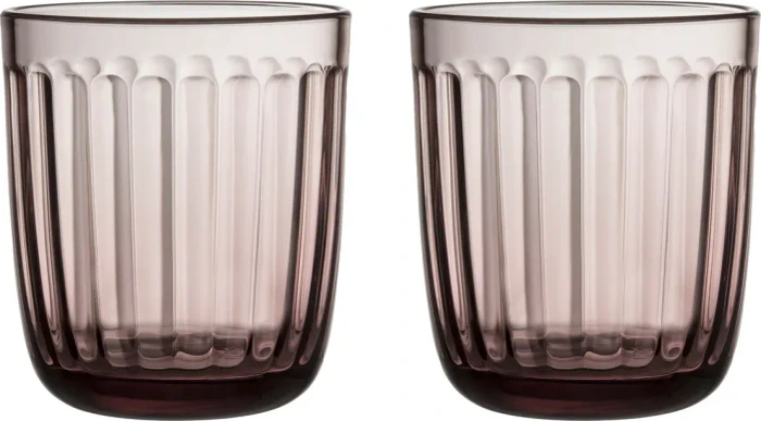 Iittala Raami Trinkglas 260ml violett, 2 Stück