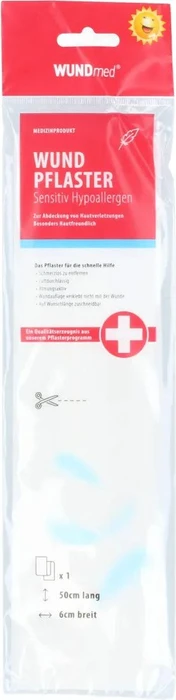 WUNDmed Sensitiv-Hypoallergen, 6 x 50cm, 1 Stück