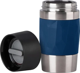 Emsa Travel Mug Compact Isolierbecher 300ml dunkelblau