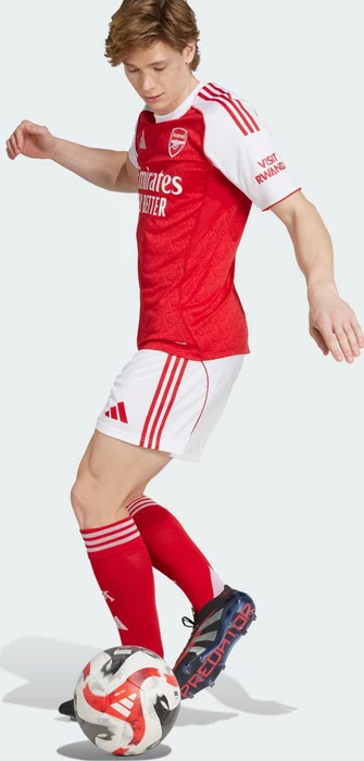 adidas FC Arsenal 2025/2026 Ausweichshorts white/better scarlet (Herren)