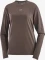 Salomon Shakeout Core Laufshirt langarm coffee bean (Damen) Vorschaubild
