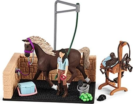 Schleich Horse Club - Waschplatz mit Emily & Luna
