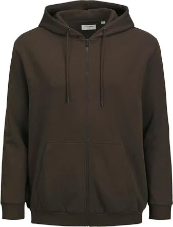 Jack & Jones Einfarbig Zip Hoodie (Herren)