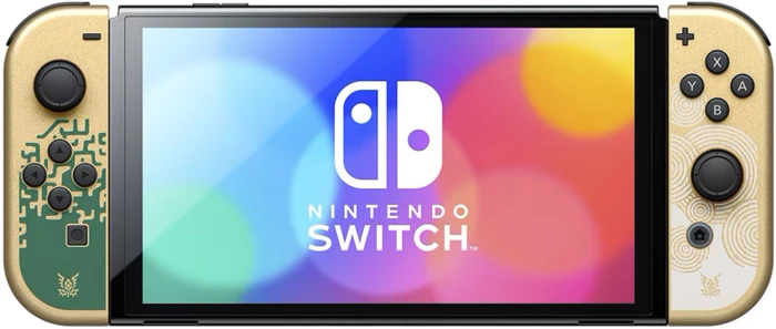 Nintendo Switch OLED - The Legend of Zelda: Tears of the Kingdom Edition gold/weiß/grün