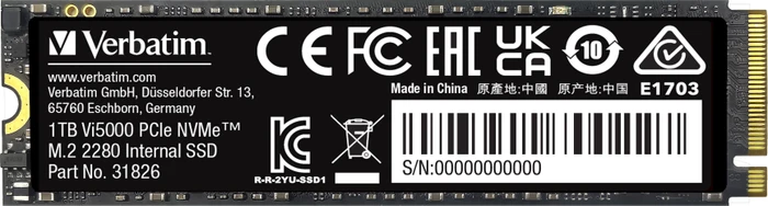 Verbatim Vi5000 SSD, M.2