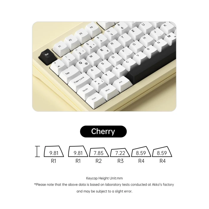 Akko MOD 007B HE, Cream White, LEDs RGB, hot-swap, Cream Yellow Magnetic, USB/Bluetooth, DE