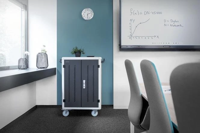 Digitus Mobiler Desktop Ladeschrank, für Notebooks, für 30 Geräte bis 15.6"