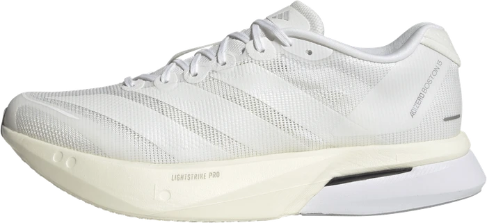adidas Adizero Boston 13 cloud white/zero metallic/crystal white (Herren)