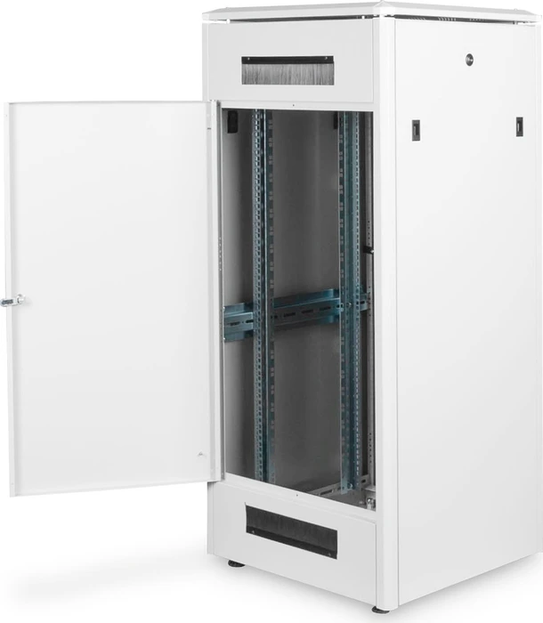 Digitus Professional Unique Serie Serverschrank 26HE, Sicherheitsglastür, IP2X, grau, 600mm tief