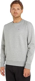 Tommy Hilfiger Fleece mit Flag Patch Sweatshirt light grey heather (Herren)