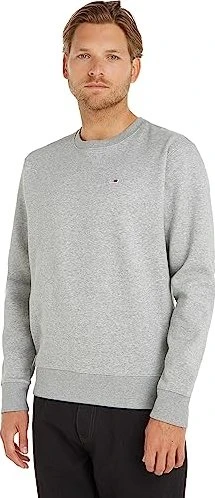 Tommy Hilfiger Fleece mit Flag Patch Sweatshirt light grey heather (Herren)