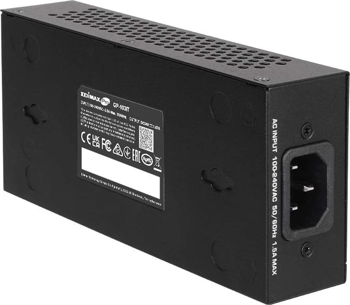 Edimax Desktop Gigabit PoE-Injektor, 2x RJ-45, 90W PoE++