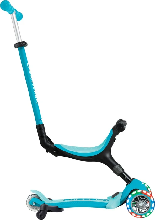 Globber Go Up Active Lights 360° Kickboard aqua