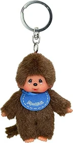 Sekiguchi Monchhichi Junge Schlüsselanhänger 10cm blau