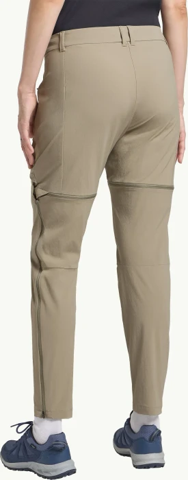 Jack Wolfskin Hikeout Zip Away Zip-Off Hose lang stone (Damen)