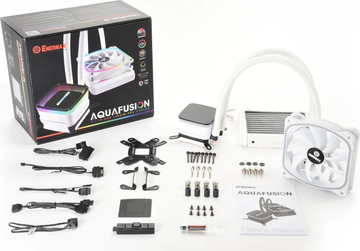 Enermax AquaFusion White 120, weiß