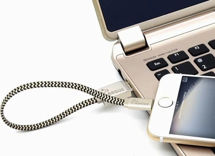 Inter-Tech Argus R-001 Cardreader silber, Lightning/USB-A 2.0 [Stecker]