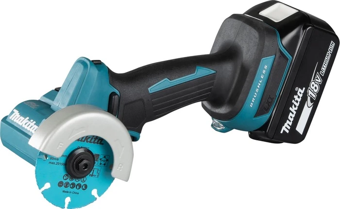 Makita DMC300RTJ Akku-Winkelschleifer inkl. MAKPAC + 2 Akkus 5.0Ah + Zubehör