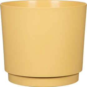 Scheurich Plano Übertopf 29cm matt yellow