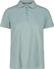 CMP Einfarbiges Pique Poloshirt kurzarm jade (Damen)