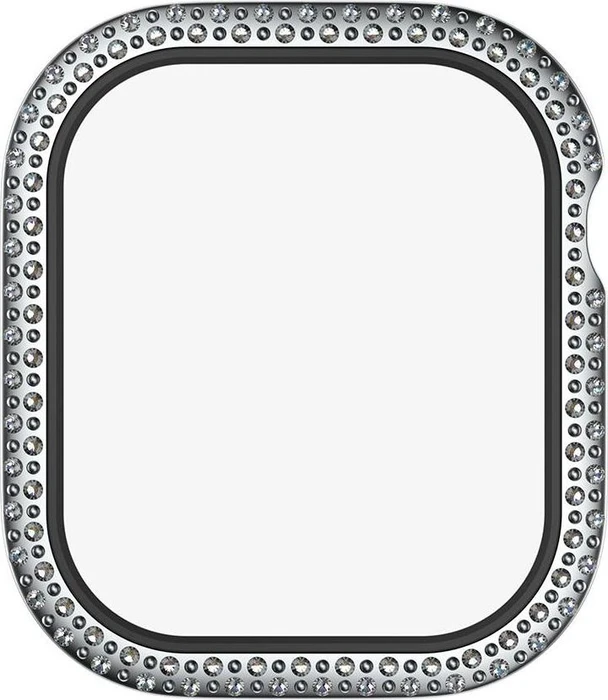 PanzerGlass Screen Protector Full Body Disco Silver für Apple Watch (46mm)
