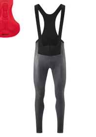 Gonso Sitivo Tight Bib Fahrradhose lang mercury gray/fire (Herren)